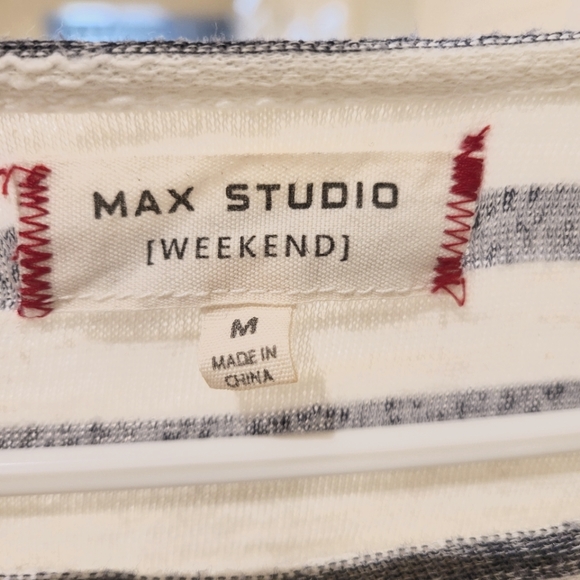 Max Studio Weekend long sleeve striped shift dress - Picture 7 of 8